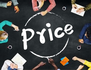 Price Cost Sell Marketing Strategy Concept