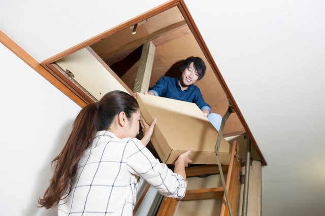 便利に使える小屋裏収納