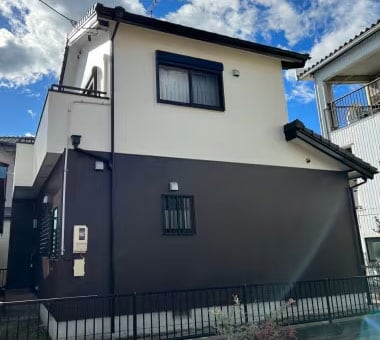 外壁塗装後の外観