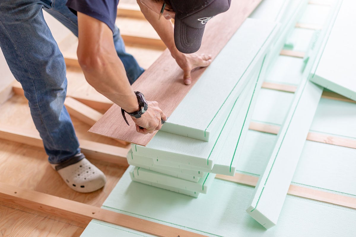 和室リフォームの様子