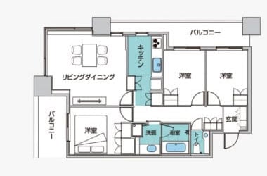 リフォーム前の間取り