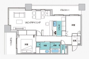 リフォーム後の間取り