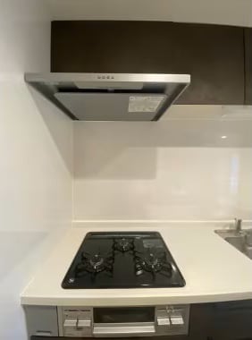 フラット型レンジフードの写真