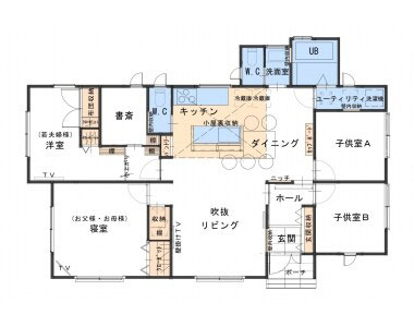 建て替え後の間取り